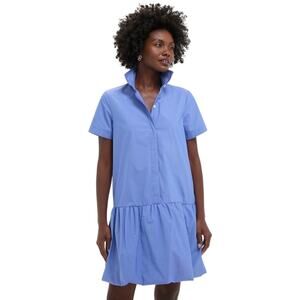 Tuckernuck Martine Mini Bubble Dress Sail Blue L